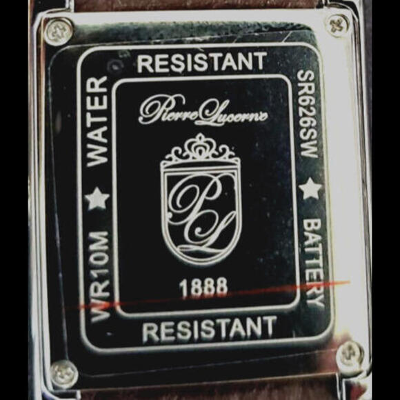 Iconic Pierre Lucerne 1888 Men Classic Tank Watch Black Band - Picture 11 of 15